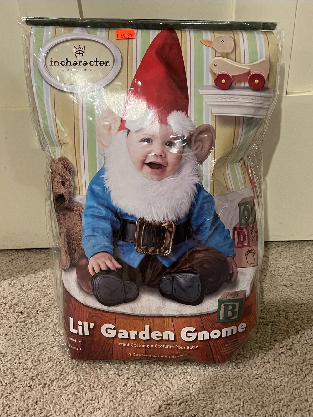 Lil’ Garden Gnome Halloween Costume 6 to 12 months